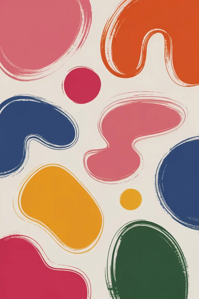 Bold Abstract Boho Art