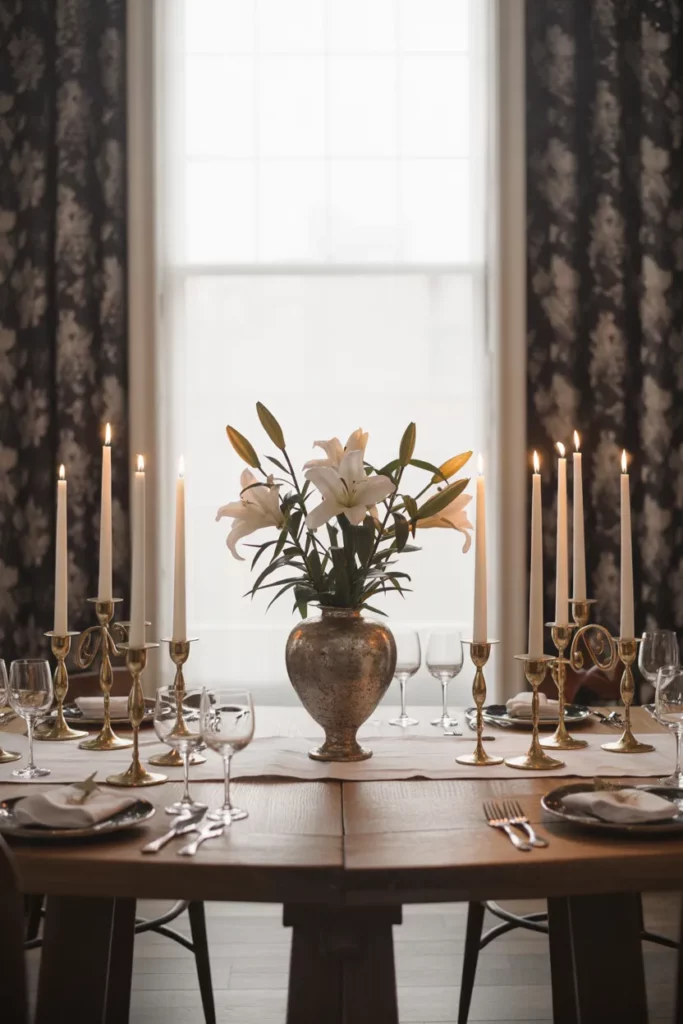 Charcoal Damask Wallpaper