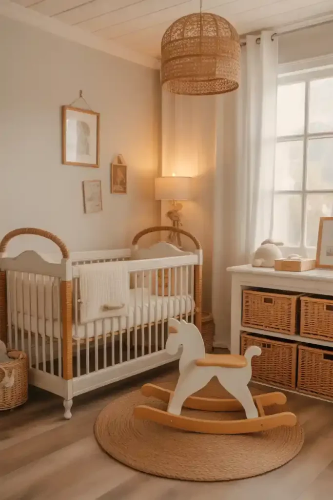 Cozy Vintage Crib Corner