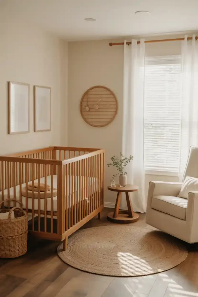 Farmhouse Crib and Rocking Chair Combo