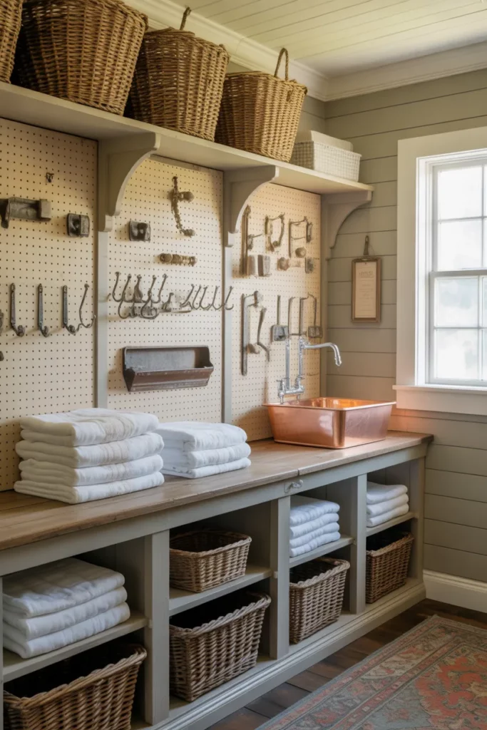 Farmhouse Style Pegboard