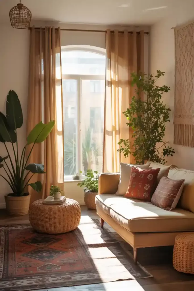 Flowing Boho Curtains and Drapes