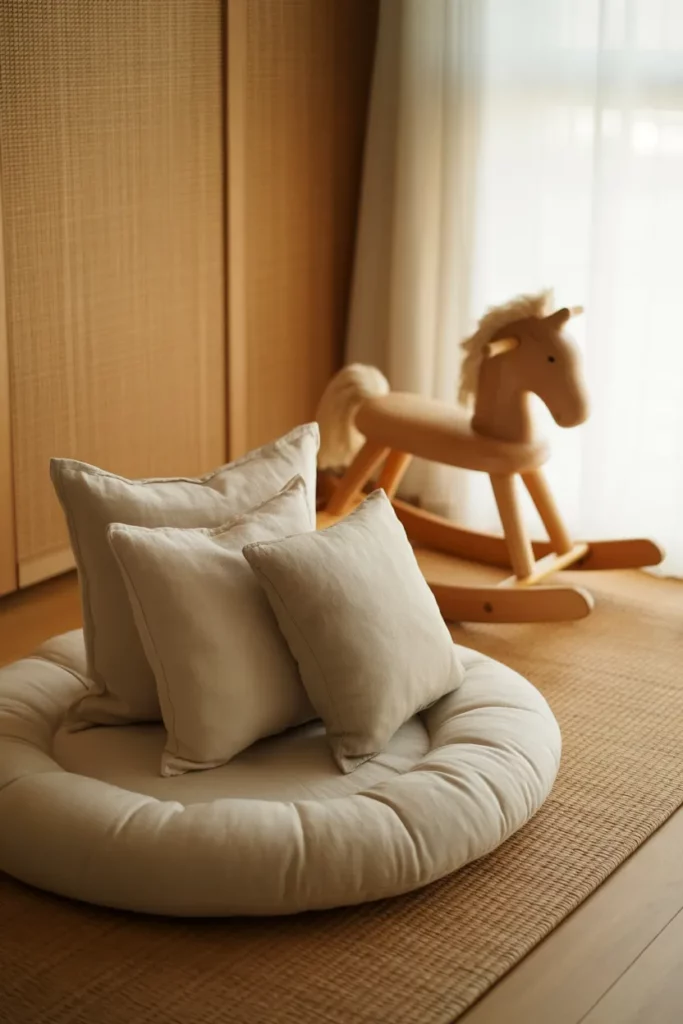 Japanese-Inspired Tatami Mat Corner