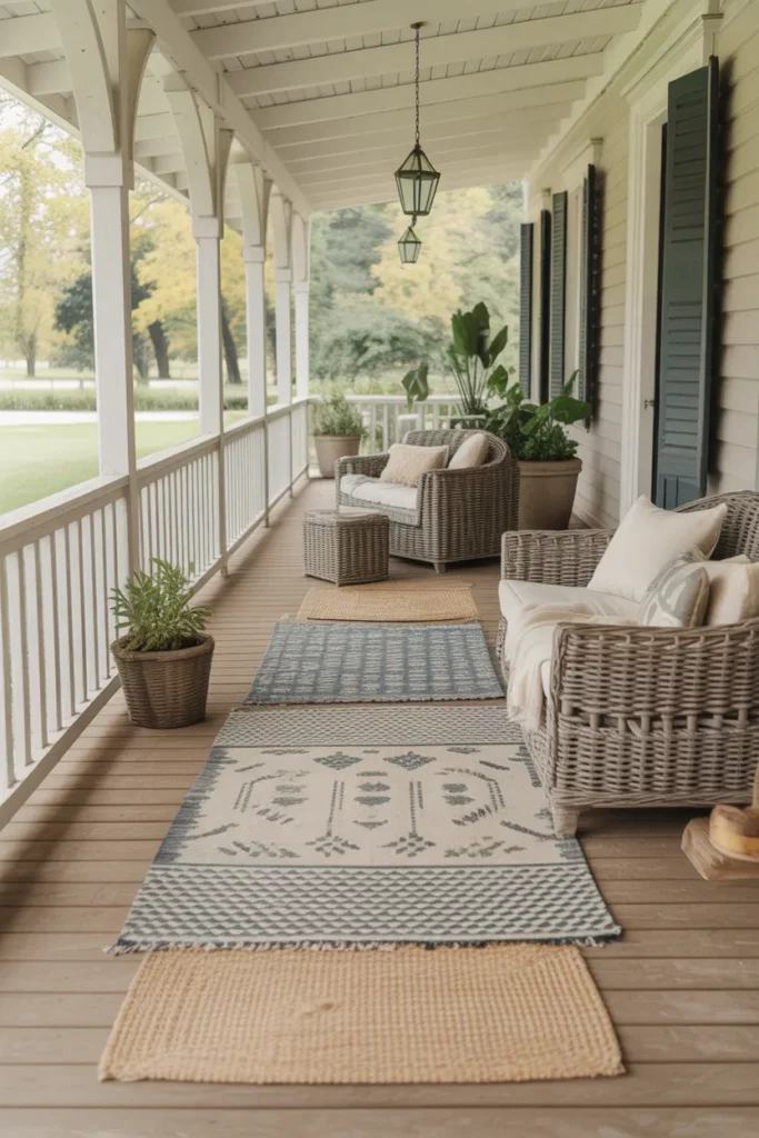 Layered Rugs for Comfort