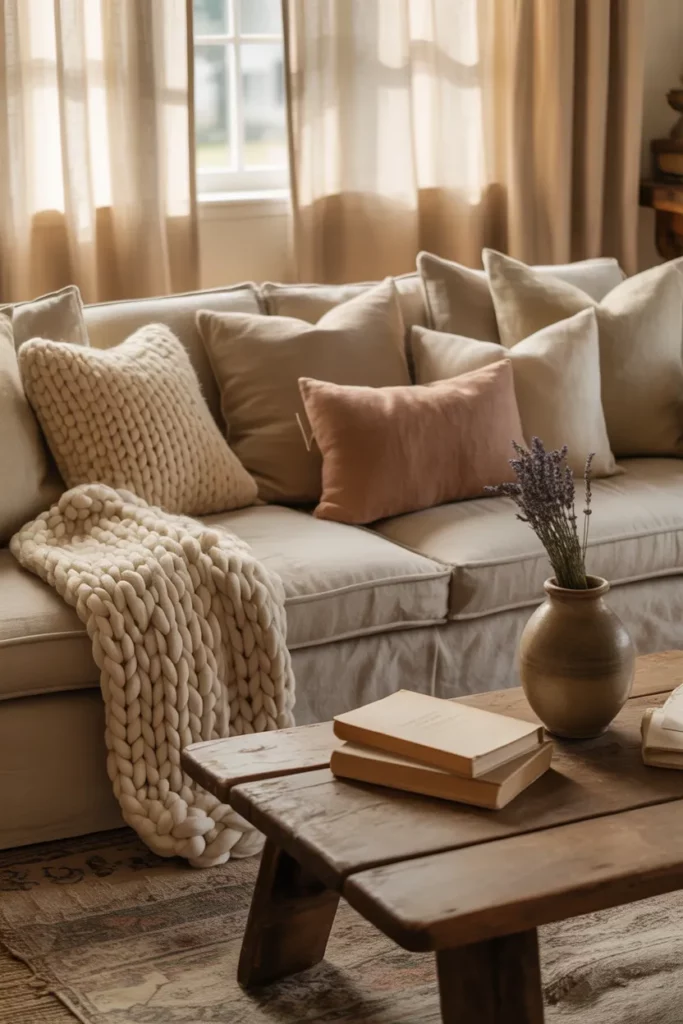 Layered Textures for a Warm Ambiance