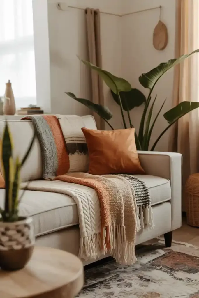 Layered Throw Blankets