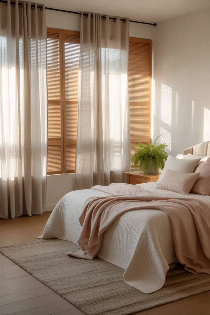 Layered Window Treatments