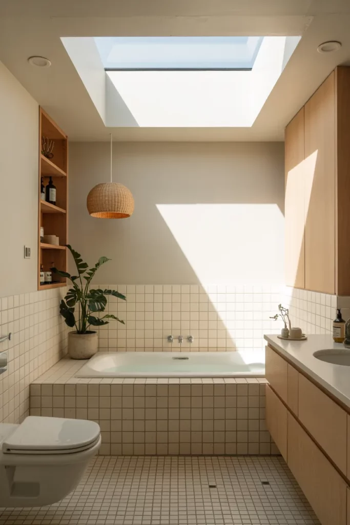 Light-Filled Skylight Retreat