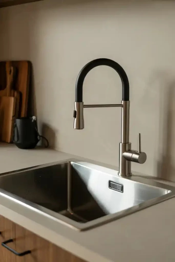 Minimalist Sink and Faucet