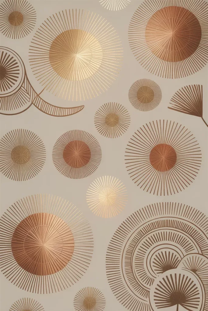 Modern Boho Metallic Accents