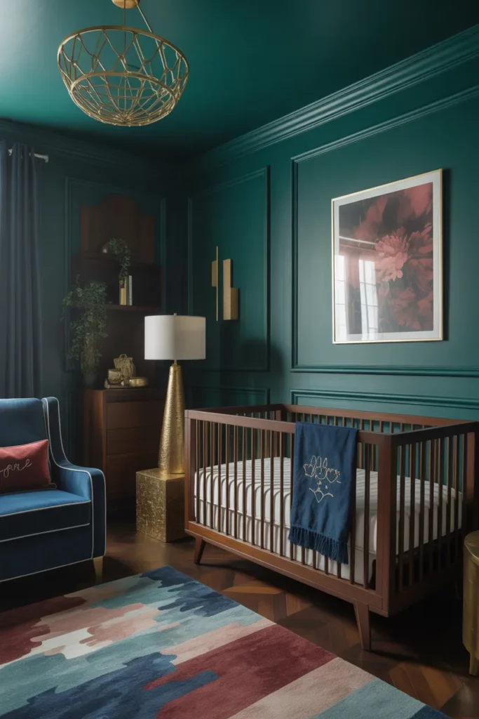 Moody Jewel-Toned Nursery