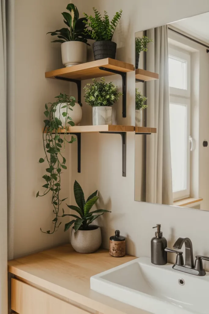 Nature-Inspired Greenery Touches