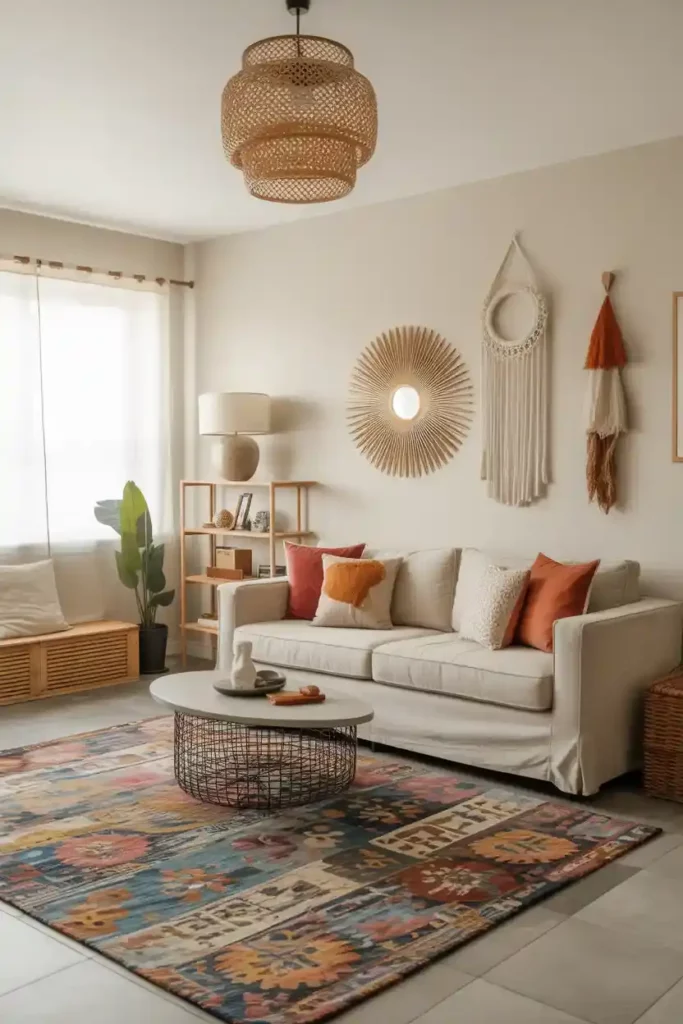 Neutral Base with Pops of Color