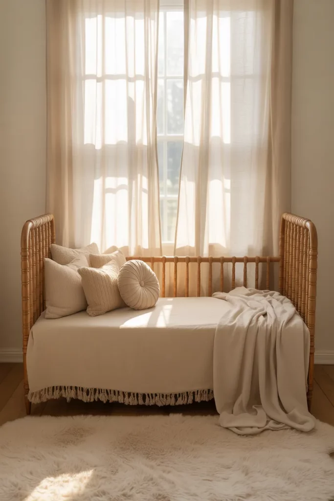 Neutral Toned Wall and Soft Textiles