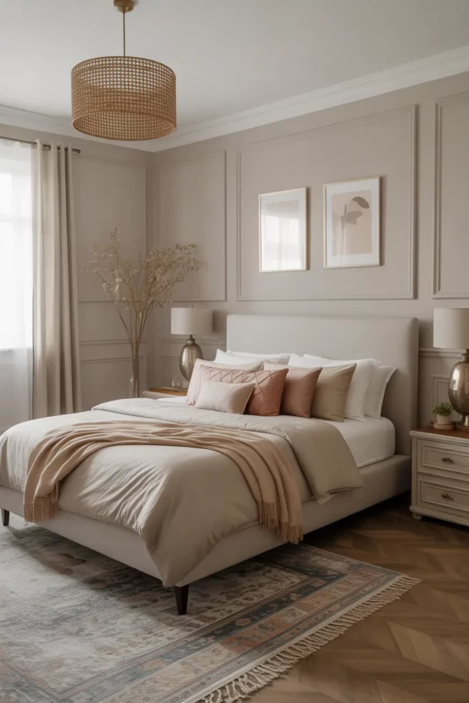 Neutral Walls with Accent Colors