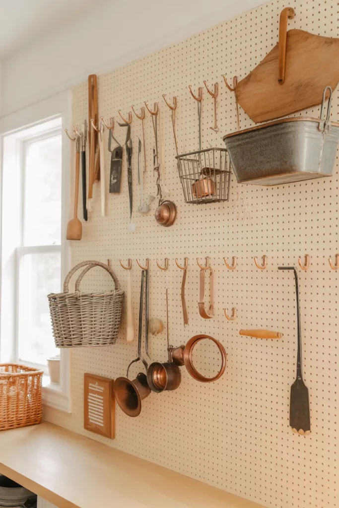 Pegboard Storage