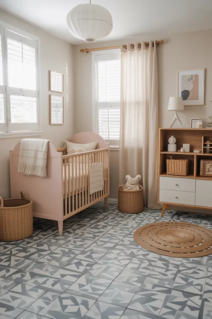 Playful Patterned Floor