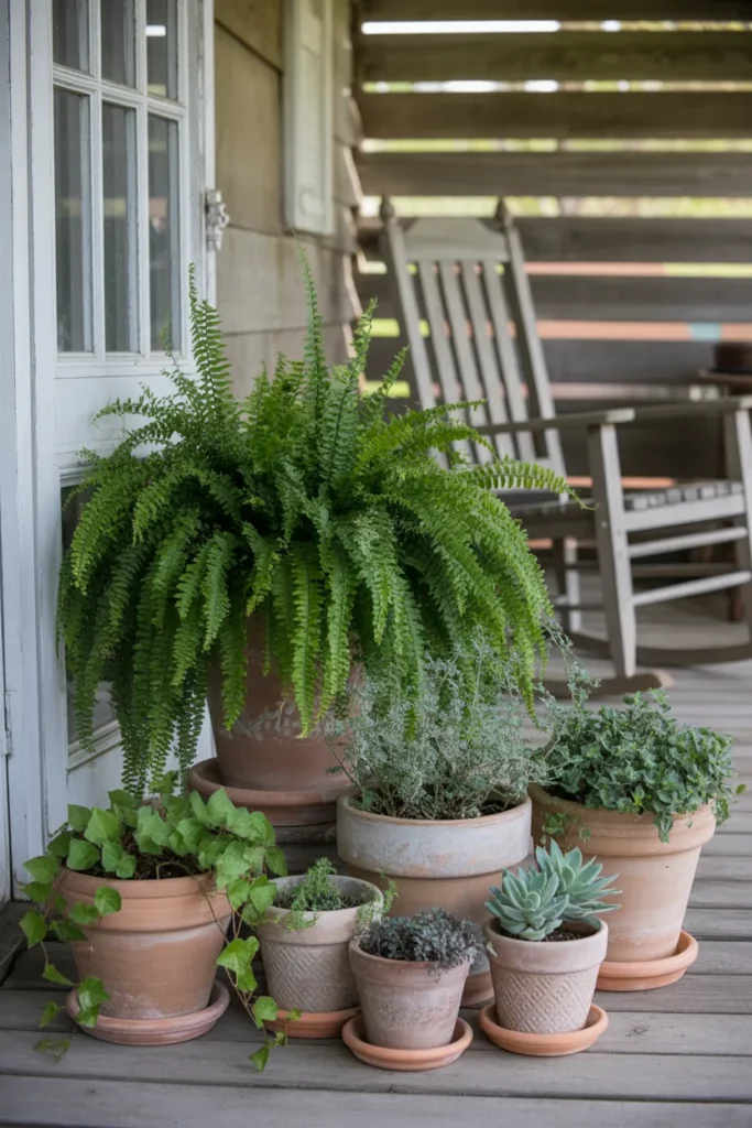 Potted Greenery Corners