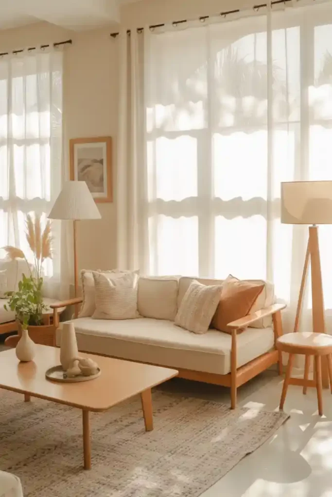 Natural Light and Sheer Curtains