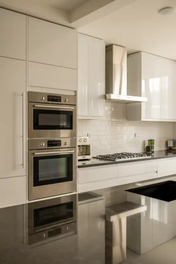 Sleek Stainless Steel Appliances