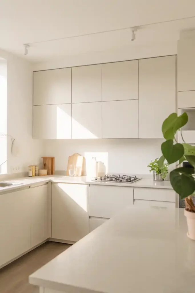 Sleek White Cabinetry