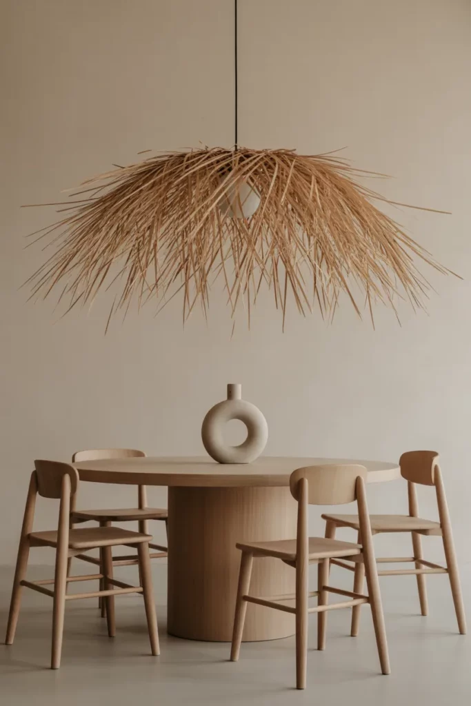 Statement Lighting with Subtle Elegance