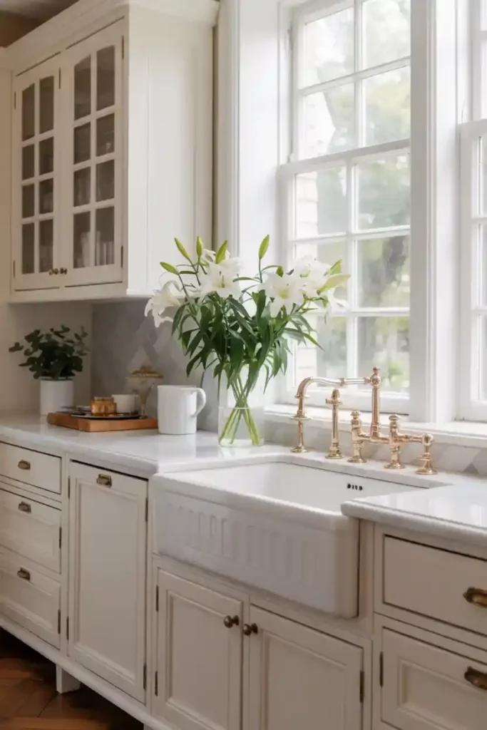 Timeless White Cabinets