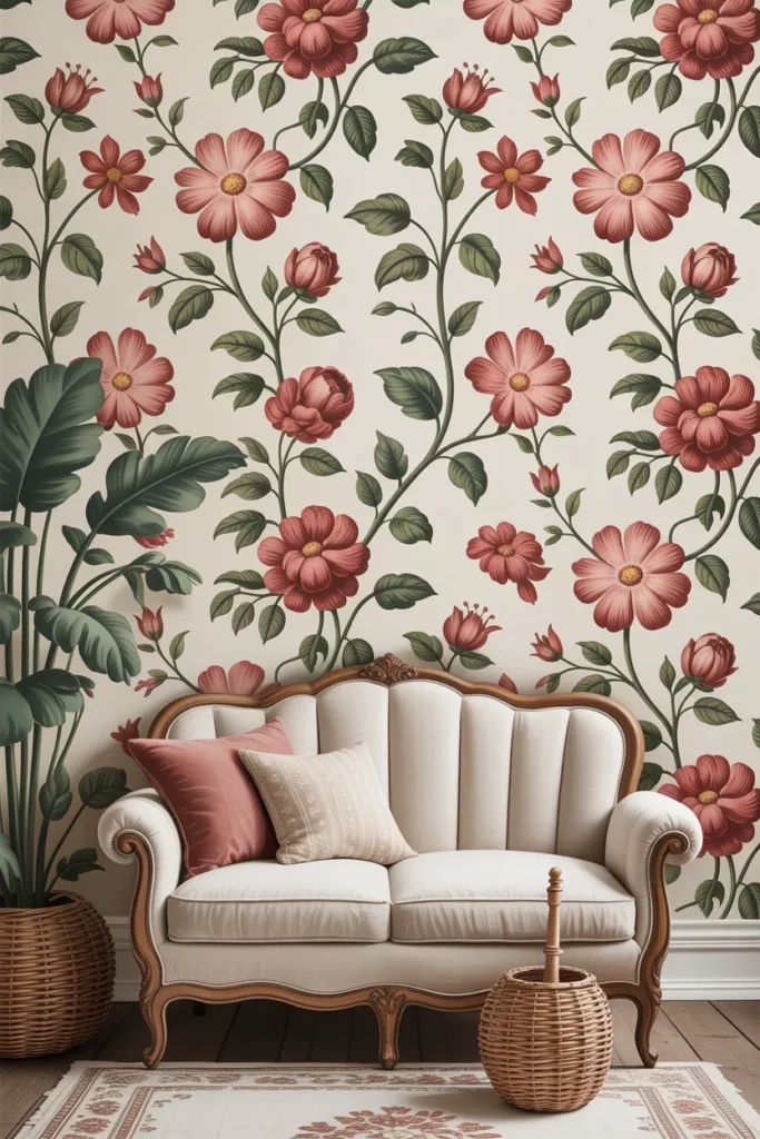 Vintage Boho Floral Motifs