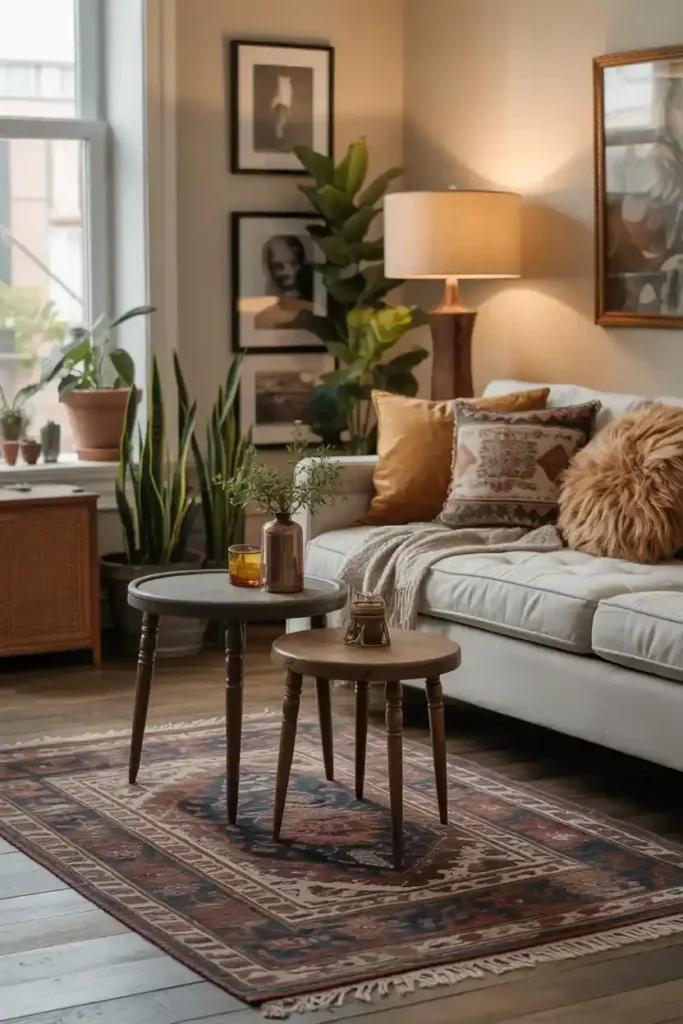 Vintage Side Tables with Character