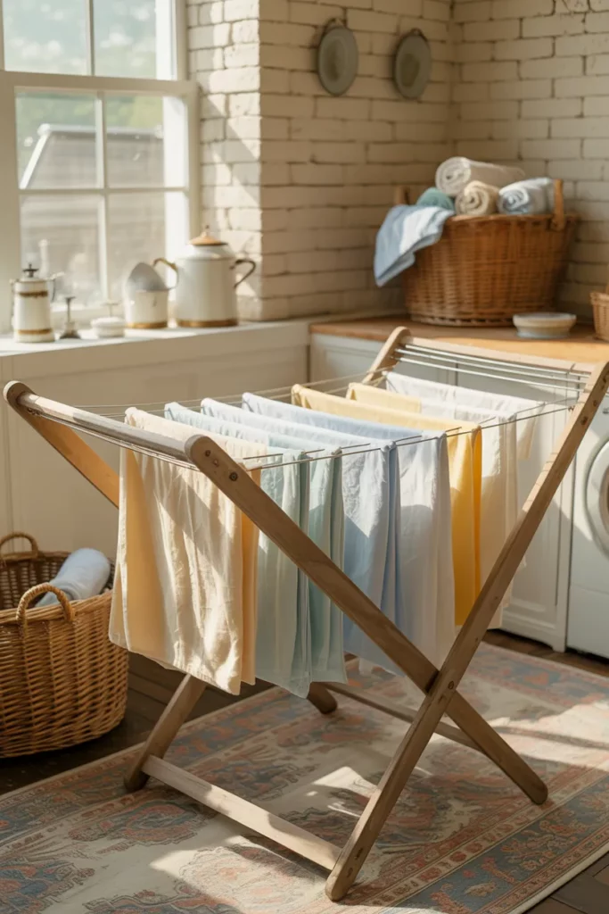 Wall-Mounted Drying Rack