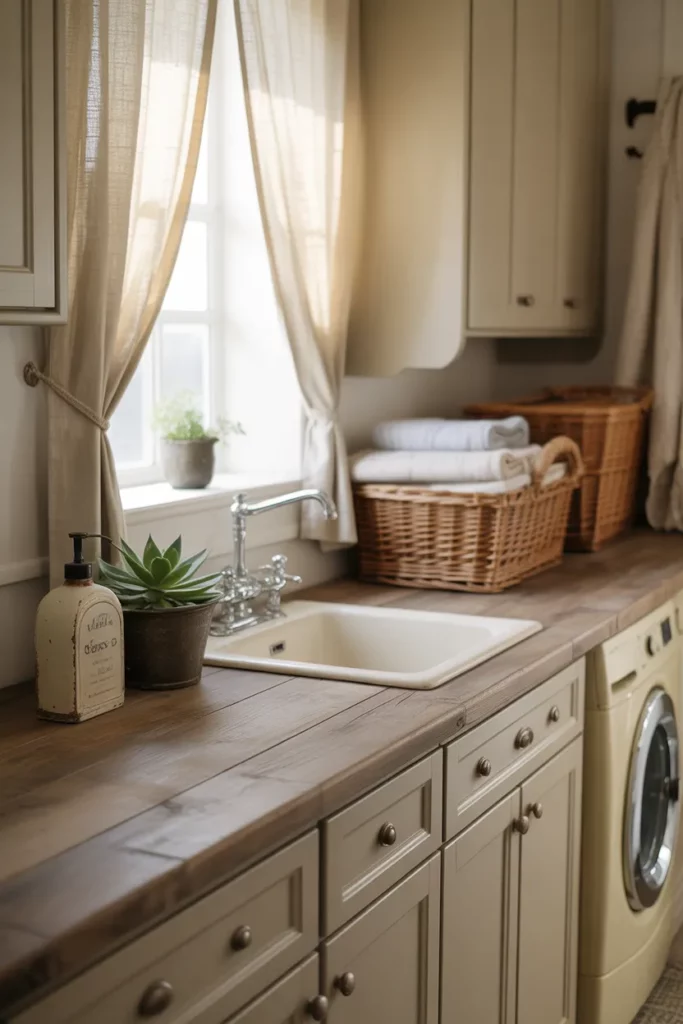 Wooden Countertops for Warmth