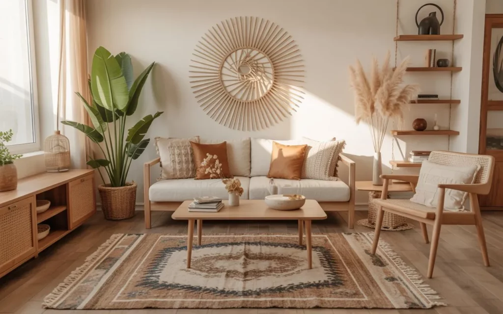 boho modern living room ideas