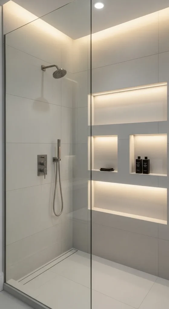 Seamless Built In Shower Niches
