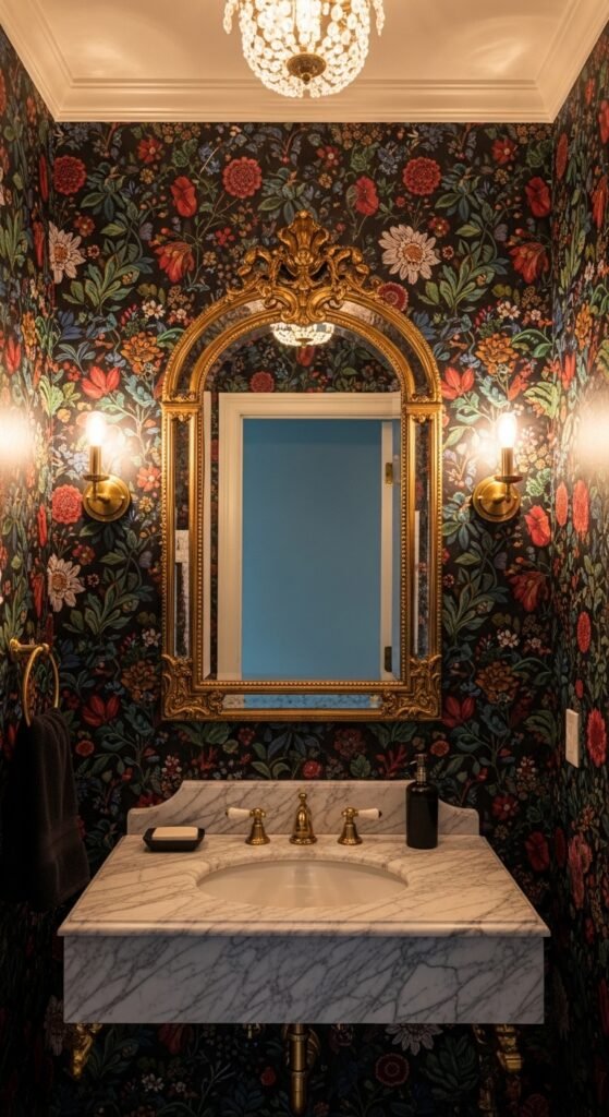 Dark Florals with Moody Lighting