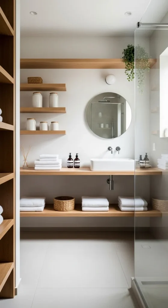 Open Shelving with Curated Essentials