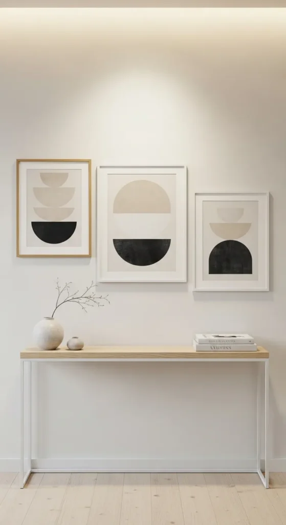 Minimal Wall Art in Neutral Tones