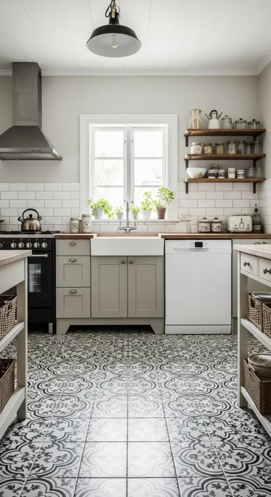 Patterned Floors With Country Personality