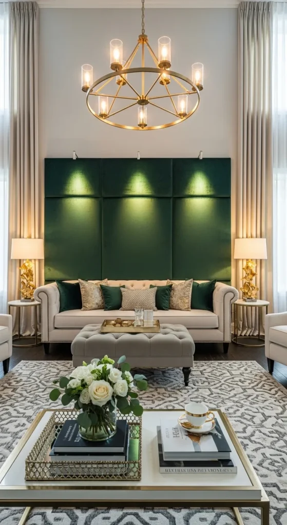 Fabric or Upholstered Accent Wall