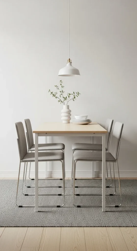 Small Space Minimal Dining Solution