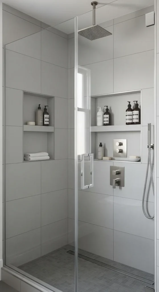 Built In Niches for Clean Storage