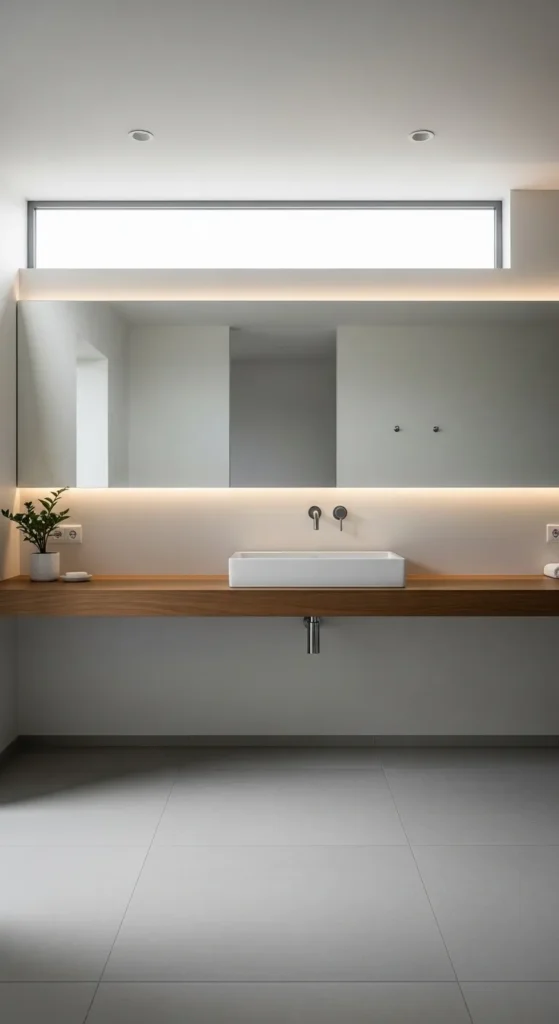 Frameless Minimalist Mirrors