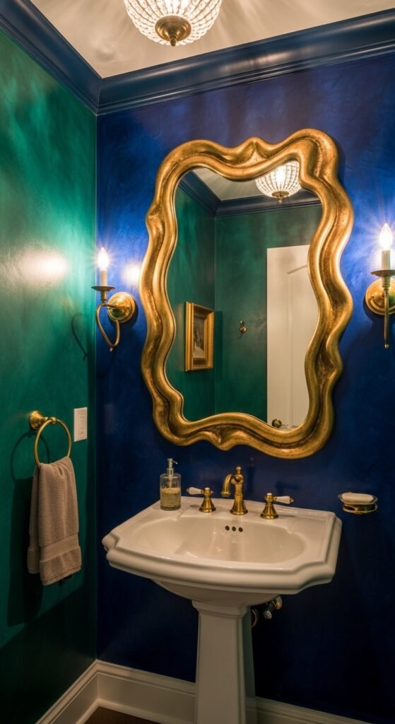 Textured Walls with Bold Finishes