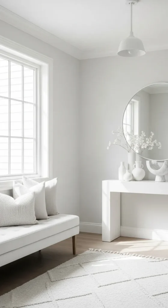 White on White Layered Loo