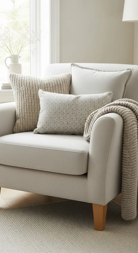 Cozy Textiles on Accent Chairs