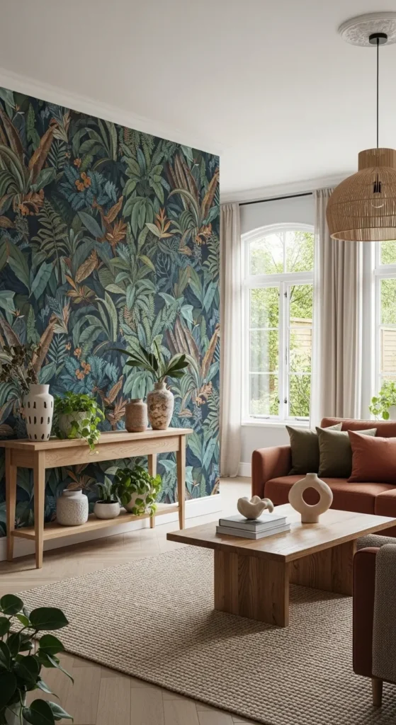 Nature Inspired Accent Wall