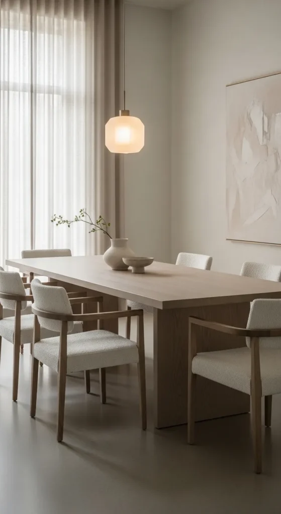 Understated Luxury Dining Space