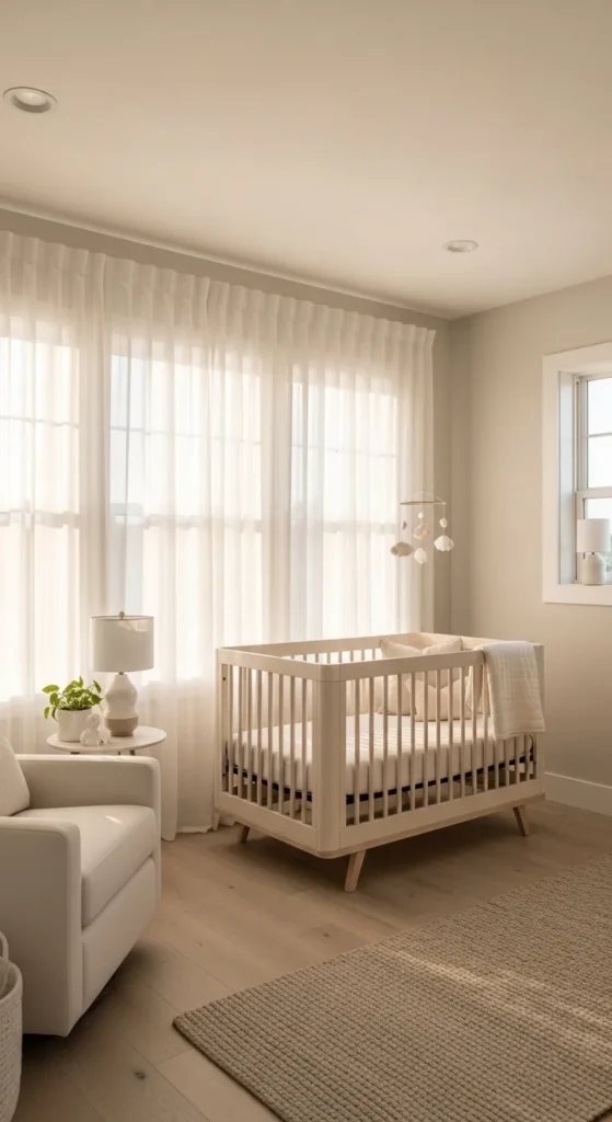Minimalist Nursery With Low Furniture