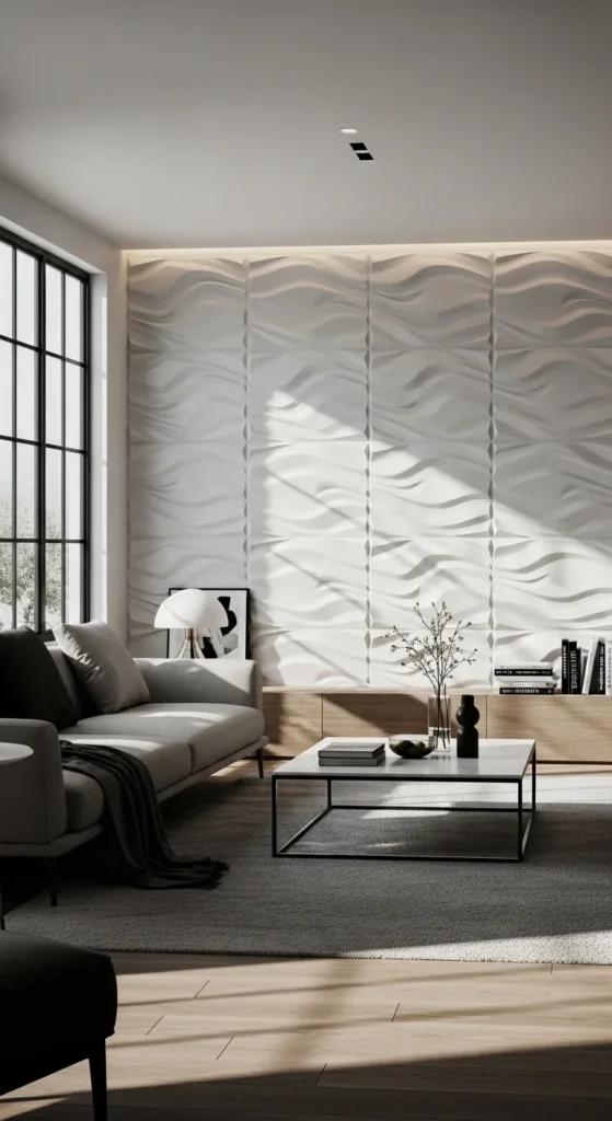 3D Panel Accent Wall