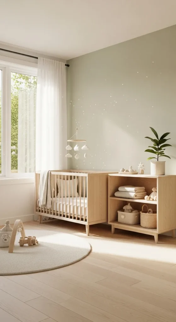 Minimalist Nursery With Limited Color Palette