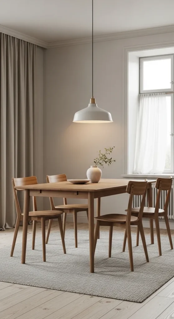 Timeless Minimalist Dining Room
